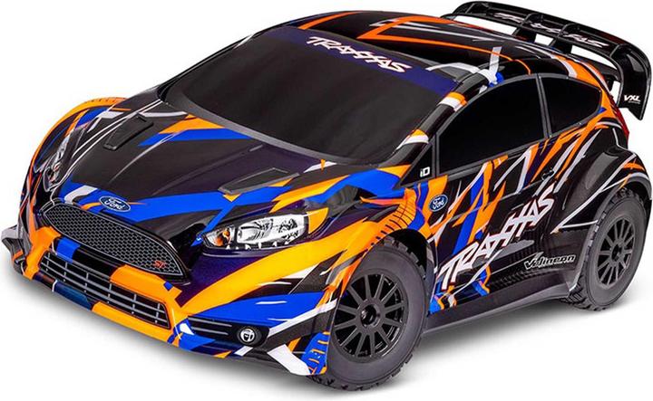 Traxxas Ford Fiesta St Orange 1/10 Rally Vxl Rtr Brushless Senza Batteria E Caricabatterie (RTR pronto all'uso)