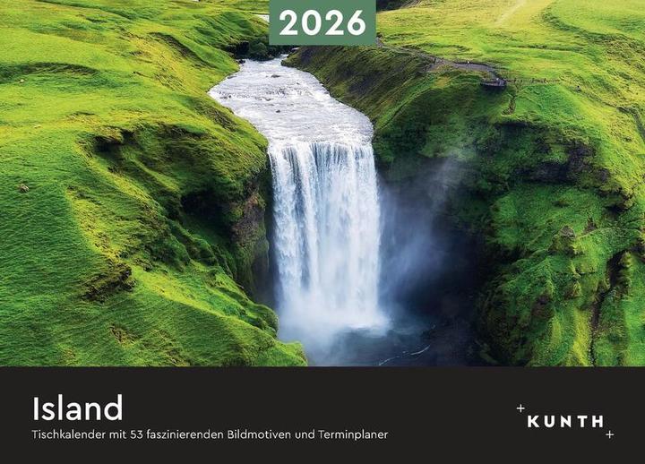 Produktbild Island - Tischkalender 2026 (Deutsch)