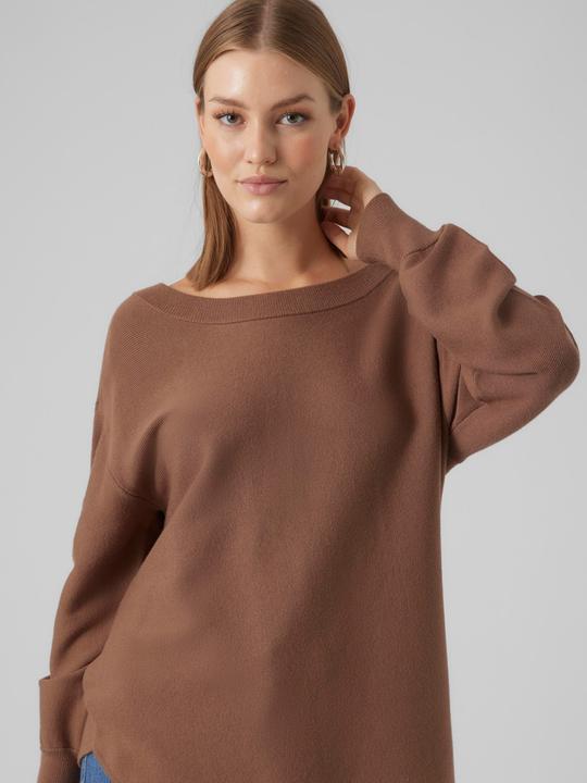 Actual product image Vero Moda VMNANCY LS BOATNECK PULLOVER GA EXC Knitted jumper (XS)