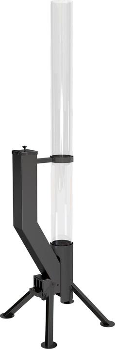 Produktbild Gardenflare Feuerrohr Premium – elegante Edelstahl Feuersäule und Pelletfackel - schwarz