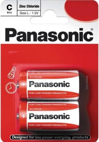 Panasonic Zinc Carbon C/R14 2psc (2 Stk., R14)