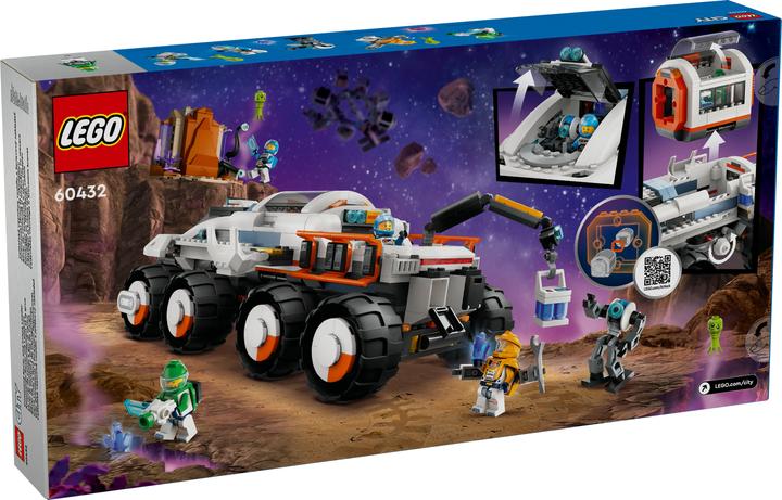 Image du produit LEGO Jouet City Command Rover et chargeur de grue 60432 (60432, LEGO City)