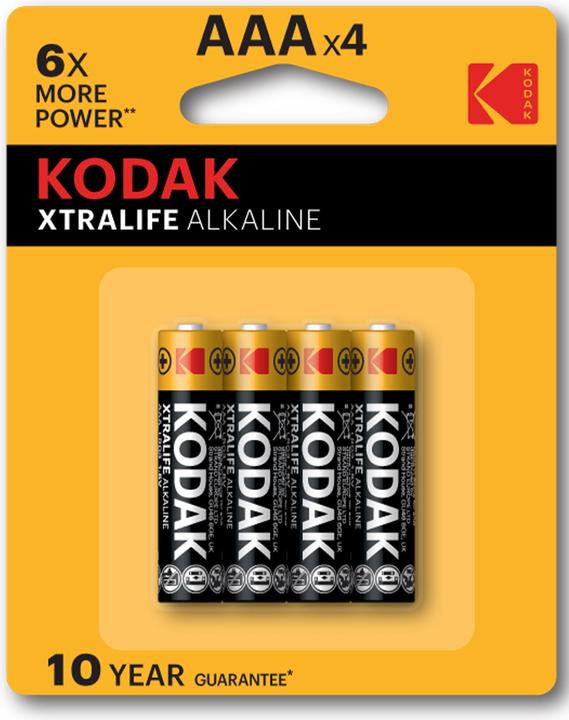 Actual product image Kodak XTRALIFE Alk AAA 10x4 (4 pcs., AAA)