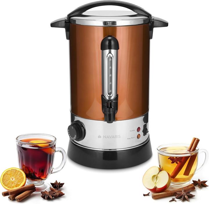 Produktbild Navaris Gluehweinkocher Heisswasserspender aus Edelstahl (6.80 l)