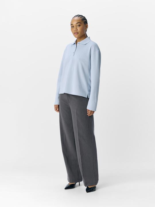 Immagine prodotto Object Gestreiftes Langarm-Poloshirt (XS)