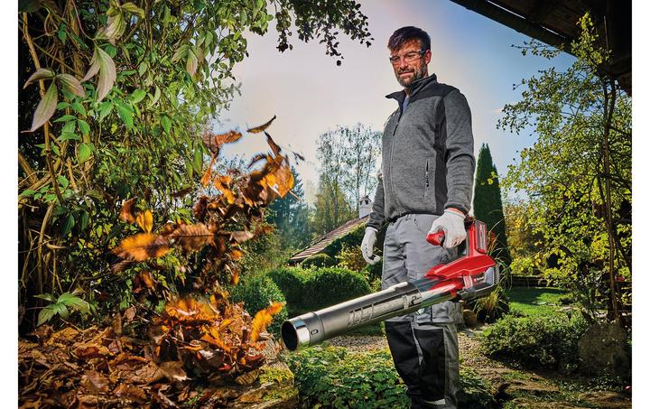 Actual product image Einhell GP-LB 18/200 Li E-Solo PowerX-Change (Rechargeable battery operated, Leaf blower)