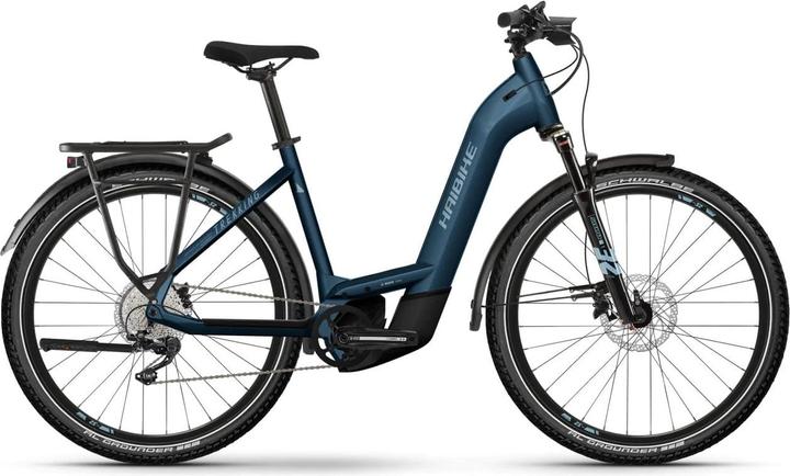 Haibike Trekking 8 Tiefeinsteiger - Gloss Roy Blue Met Silver