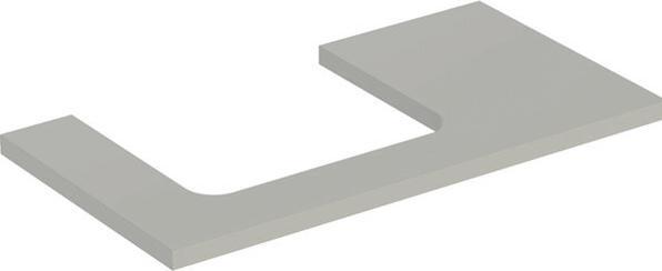 Geberit ONE Waschtischplatte, Ausschnitt links, für Aufsatzwaschtisch, 90x3x47cm, 505.303.00.