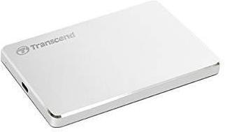 Image du produit Transcend External Hard Drive HDD | | StoreJet | 1TB | USB 3.1 | Couleur Argent | TS1TSJ25C3S (1 To)
