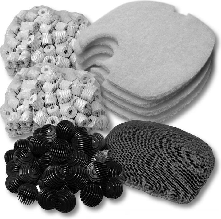 Produktbild SunSun Aquarium Aussenfilter HW404A 2000 L/h 4 Stufen Kammerfilter Filtermaterial (400 l, Aussenfilter, Süsswasser, Salzwasser)