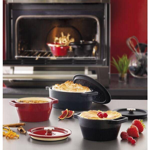 Productafbeelding Pyrex Gietijzeren pan 29cm 3,8l SLOWCOOK ovaal rood (Braadpan + kasserol, Gietijzer)