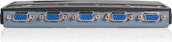 Actual product image StarTech 4 Port VGA / PS/2 KVM Switch - PS/2 KVM Switch incl. Cable - 4 Port Desktop KVM Switch 1x...