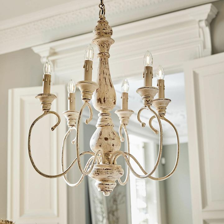Image du produit Loberon Lampe à suspendre Greenwich blanc antique (60 cm)