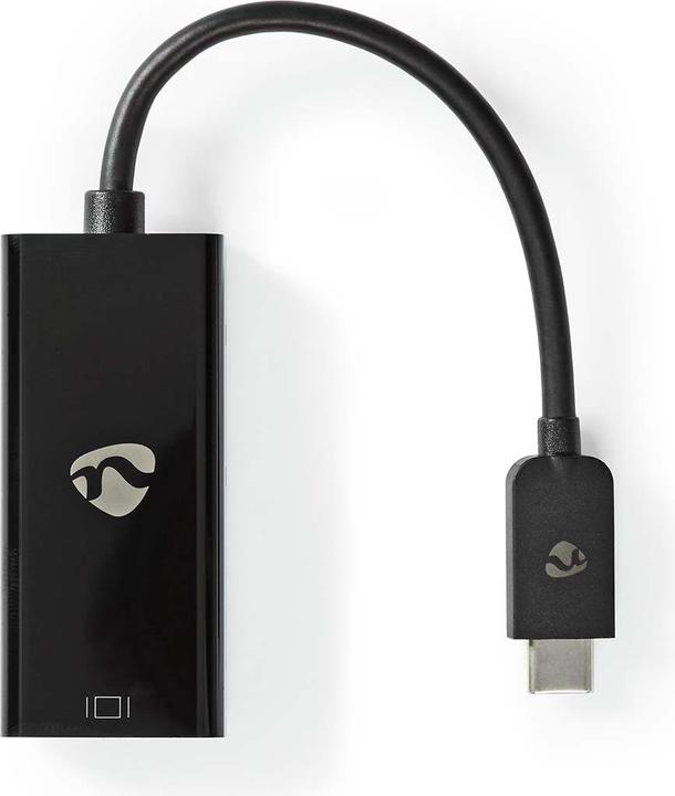 Image du produit Nedis CCGB64453BK02 Adaptateur USB 3.2 Gen 1 USB-C™ mâle Mini DisplayPort femelle 0.2 m Rond Vern (USB, 20 cm)