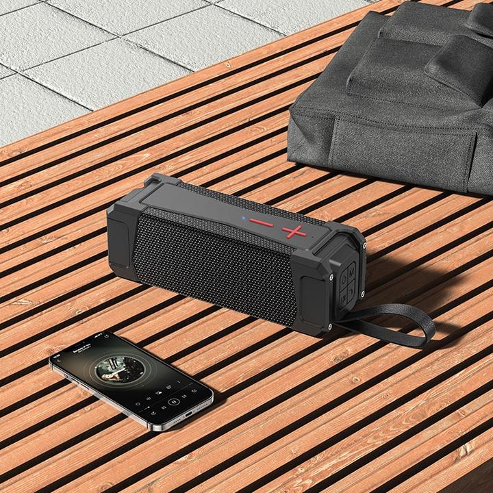 Actual product image Hoco Magic sports Bluetooth speaker in black (HC6) (6 h)