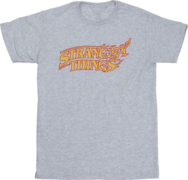Netflix Stranger Things Logo Breaking TShirt Mädchen