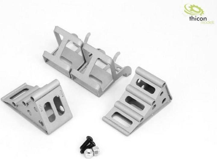 Immagine prodotto Thicon Models 1:14 Set di scarpette di scappamento V2A con supporto per parafanghi
