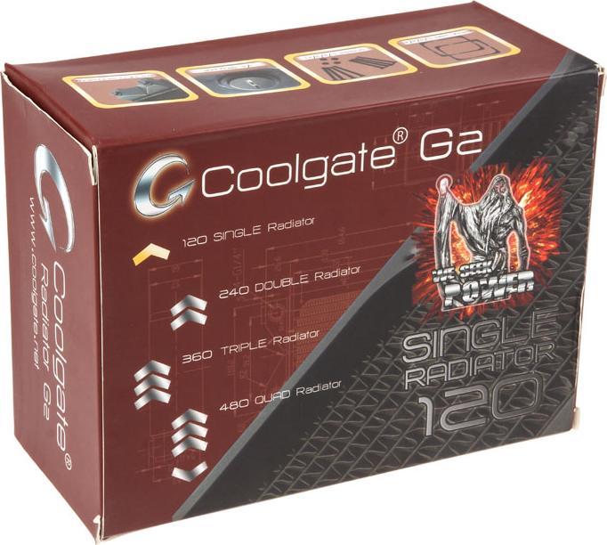 Actual product image Coolgate G2 Radiator 10 FPI (120 mm)