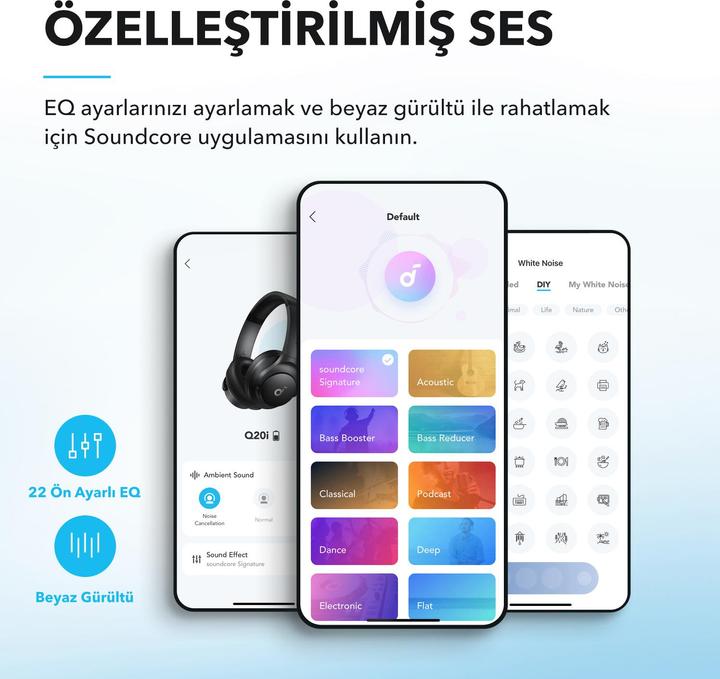 Immagine prodotto soundcore Q20i (ANC, 40 h, Cablato, Senza fili)