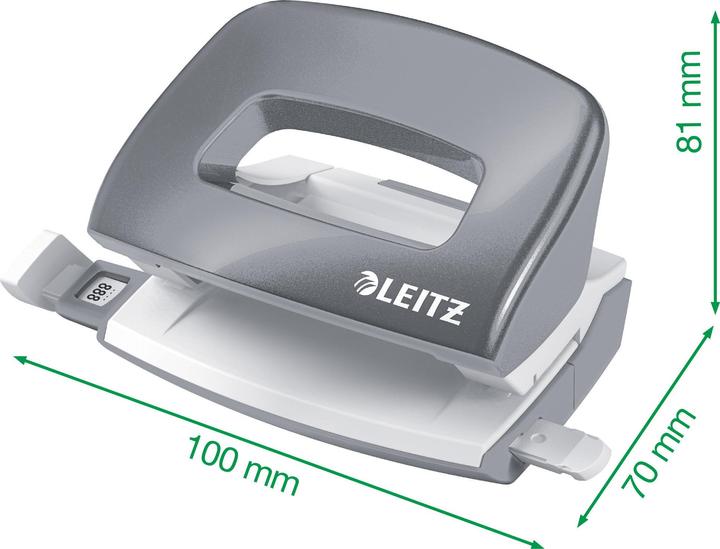 Image du produit Leitz Perforateur + agrafeuse WOW rouge métallisé