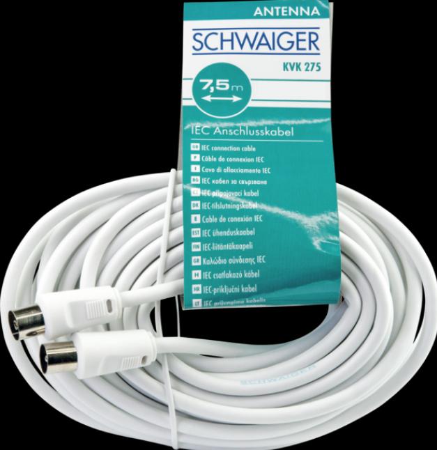 Produktbild Schwaiger Antennen Anschlusskabel (75 dB, Antennenkabel)