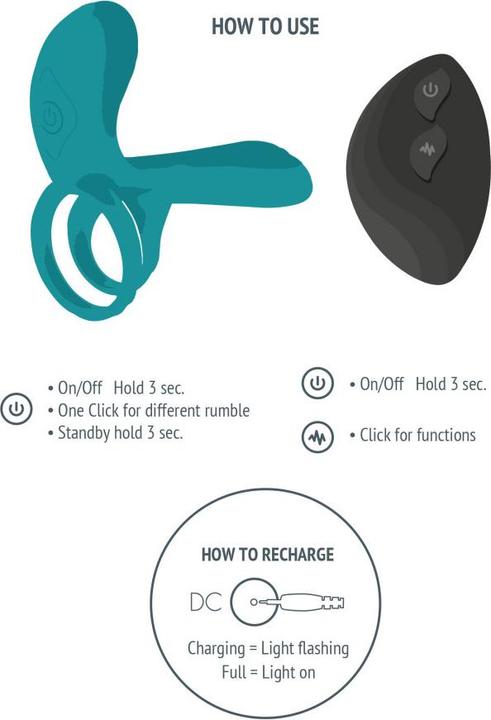 Produktbild Xocoon Couples Vibrator Ring (13 cm)