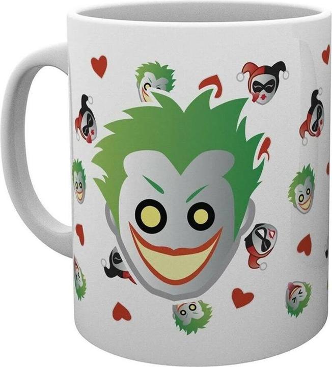 Actual product image Universal Textiles Emoji Harley Quinn And The Joker Mug (320 ml, 1 x)