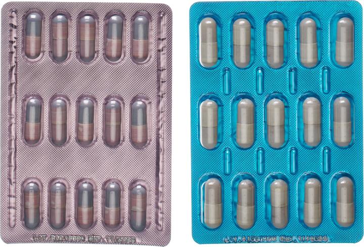 Produktbild Medicinalis Kapseln rosa + Kapseln blau Kaps (45 Stück, Kapseln, 69 g)