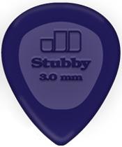 Actual product image Dunlop Plectren Stubby 3, Bag/24 (24 x)
