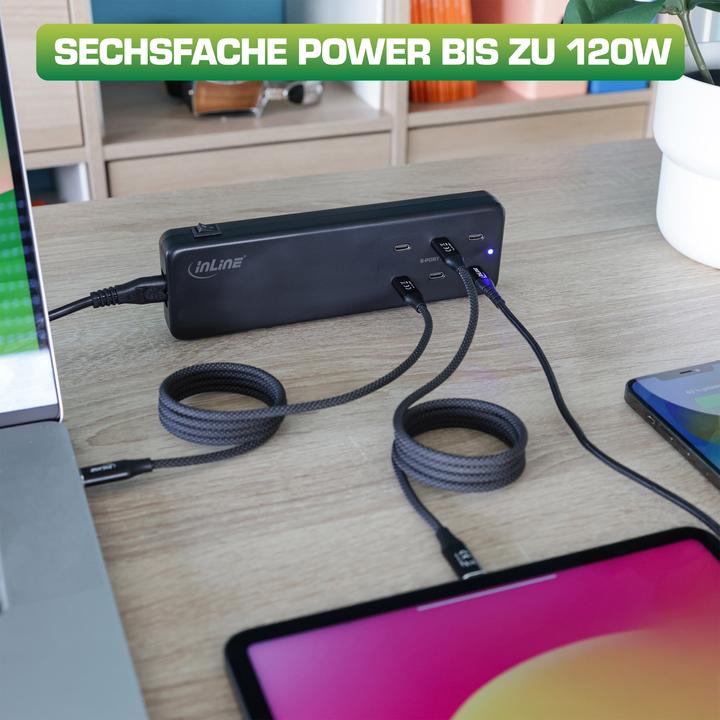 Immagine prodotto InLine Alimentazione multiporta (120 W)
