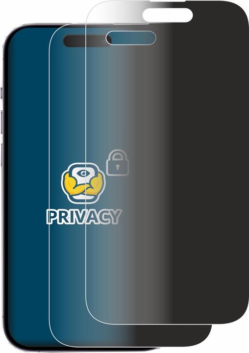 Immagine prodotto BROTECT Pellicola privacy antispia Pellicola di protezione dalla luce blu (2 Pezzo/i, Apple iPhone 14 Pro)