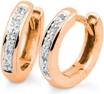 Breuning Creolen - BRILL 0,09 Ct. H/si (750/18 K Gold)