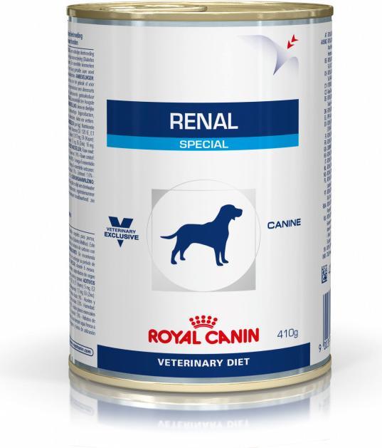 Produktbild Royal Canin Renal Special Nassfutter für Hunde Pastete Huhn Schweinefleisch Lachs 410 g (Adult, 1 Stk., 410 g)