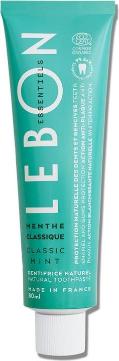 Image du produit Lebon Dentifrice Bio Menthe Classique (80 ml)