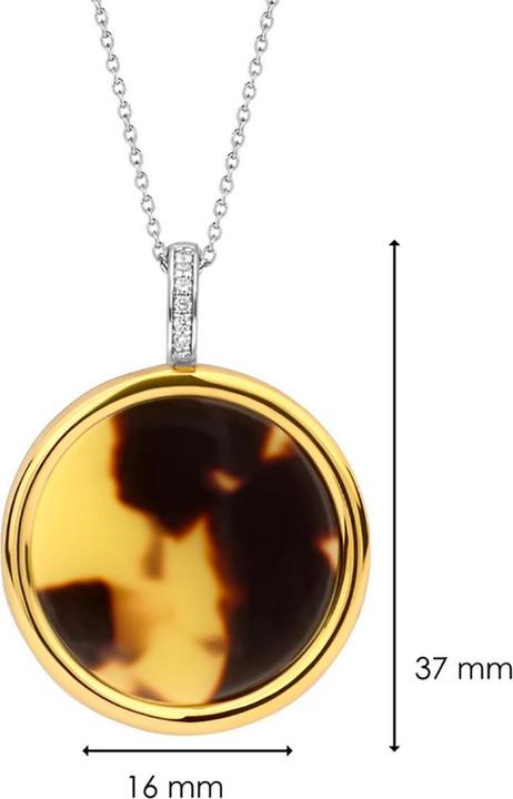 Immagine prodotto Ti Sento Milano Collana e ciondolo tartaruga bicolore 6795TU (Argento 925, 43 cm)