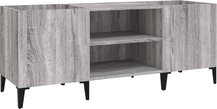 Produktbild VidaXL Plattenschrank Grau Sonoma 121x38x48 cm Holzwerkstoff