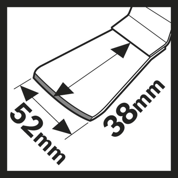 Produktbild Bosch Professional Zubehör HCS Schaber ATZ 52 SFC, flexibel, 52 x 38 mm, 1er-Pack
