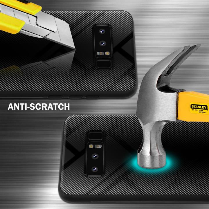Produktbild Cadorabo TPU Gestreiftes Glas Cover (Samsung Galaxy Note 8)