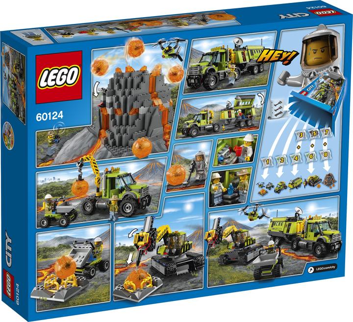 Image du produit LEGO City La base d'exploration du volcan (60124, LEGO City)