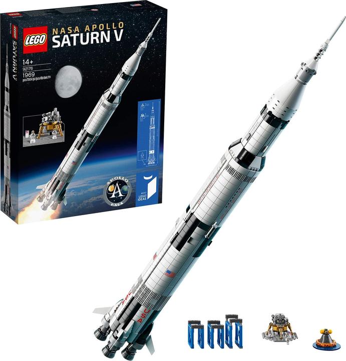 Actual product image LEGO NASA Apollo Saturn V (92176, LEGO Ideas, LEGO Rare Sets)