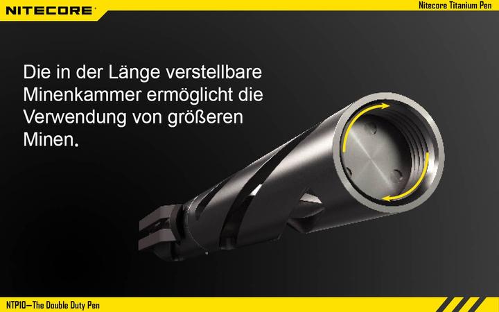 Image du produit Nitecore Stylo en titane (Argent)