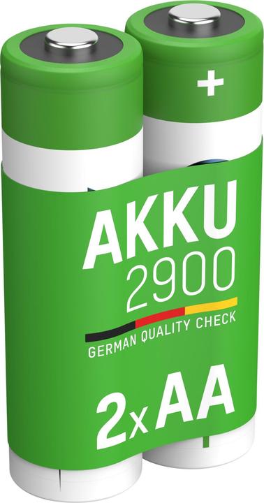Ansmann NiMH battery Mignon AA type 2900 (min. 2650 mAh) (2 pcs., AA, 2900 mAh)