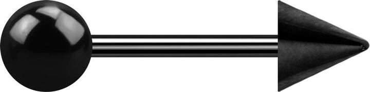Produktbild Star Piercing Micro Barbell schwarz mit Kugel und Cone (Titan G23, ohne Messing)