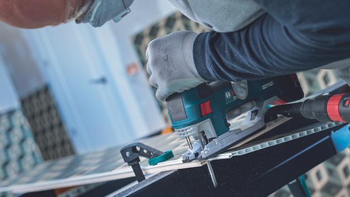 Actual product image Bosch Professional Zubehör PRO Plastics PVC clean T102H Jigsaw blade, 100 mm, 3 pcs.