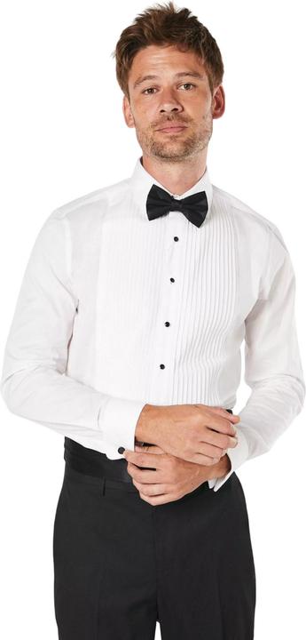 Actual product image Burton Mens Pleat Front Slim Formal Shirt (16)