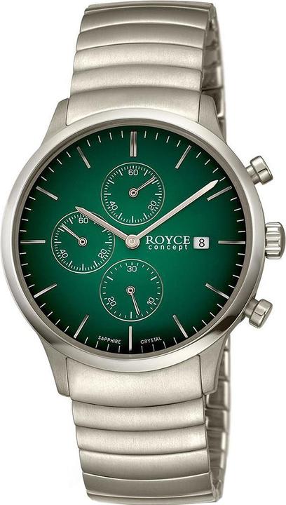 Boccia 3743-01 Royce Chronograph Titanium 40mm 3ATM (Chronograph, 40 mm)