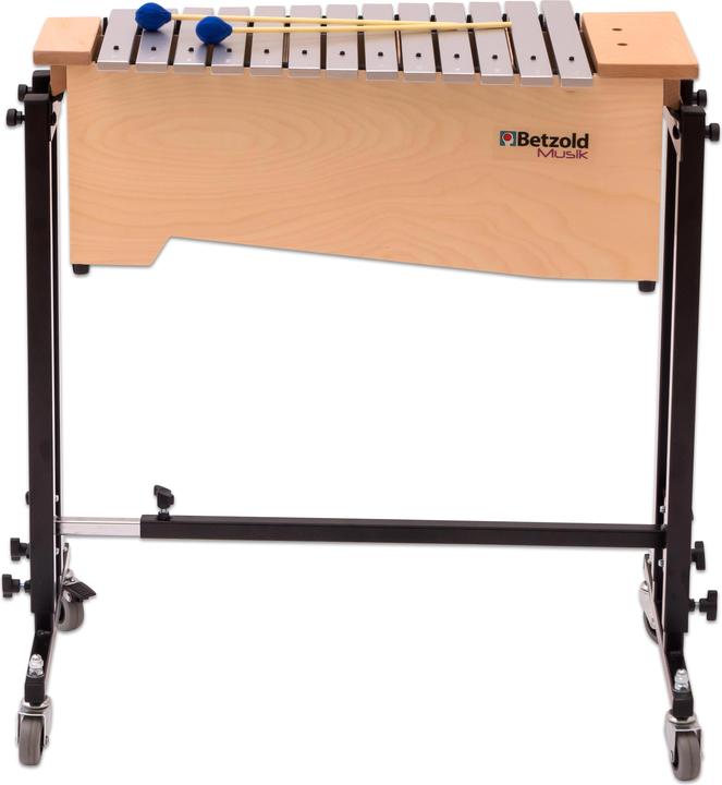 Image du produit Betzold Musik Métallophone alto + chariot à pied (Métallophone)
