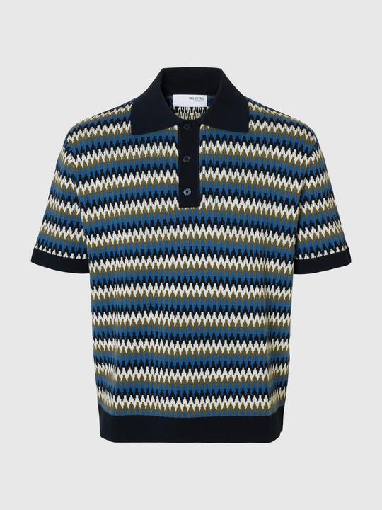 Produktbild Selected Homme Kurzärmeliges Polohemd aus Strick (L)