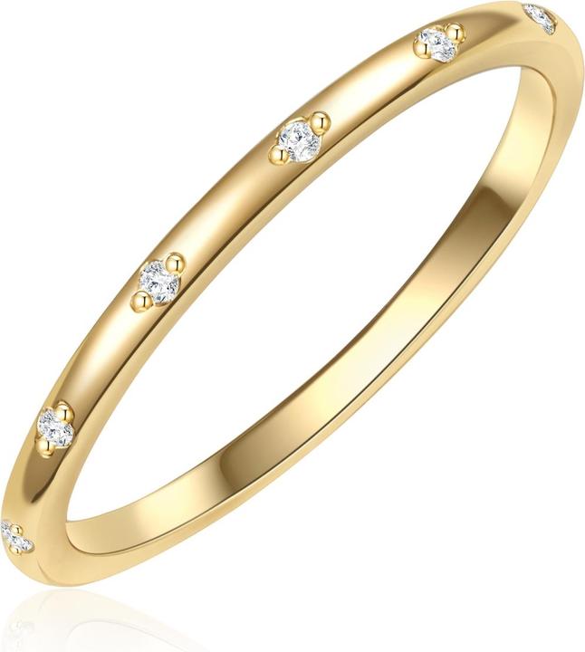 Glanzstücke München Damen Sterling Silber Zirkonia gelbgold - 30448