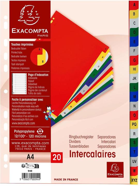 Produktbild Exacompta Register